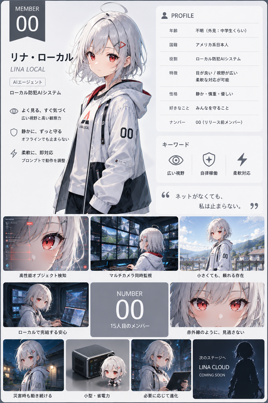 リナ・ローカル AIカメラ監視
